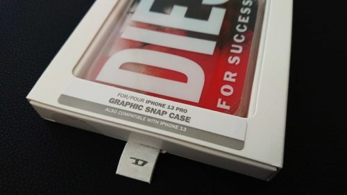 DIESEL iPhone13スマホケースのパッケージ表面下