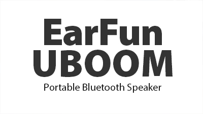 earfun_uboomのデザインフォント