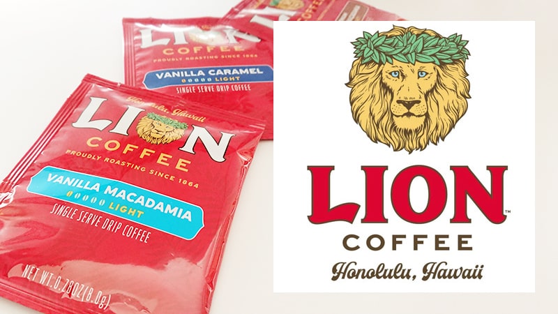 売れ筋ランキングも ライオンコーヒー バニラマカダミアナッツ 7oz 198g 3袋セット LION COFFEE 
