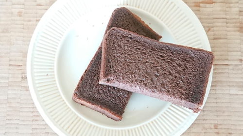 モスとヤマザキがコラボした濃厚チョコレート食パンの商品のアップ3