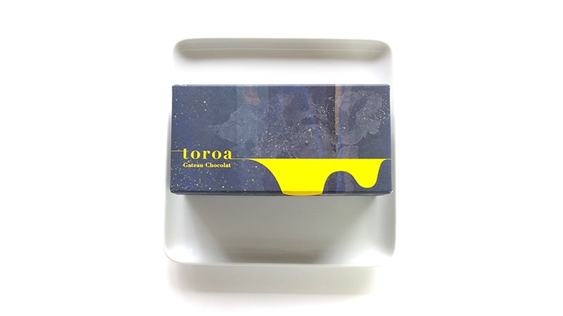 toroaのとろ生ガトーショコラのパッケージ1