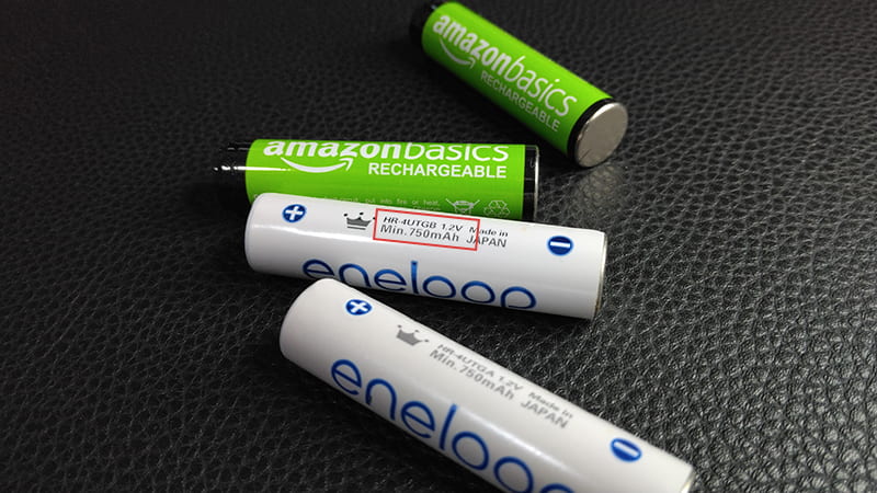 エネループの単4電池の容量