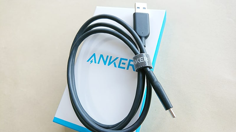 ANKER USBケーブルと100均の比較9