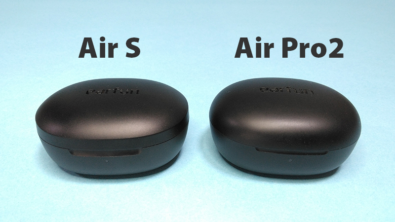 EarFun Air SとEarFun Air Pro2のケース比較2