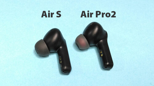 EarFun Air SとEarFun Air Pro2との比較2