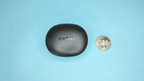 EarFun Air Sの500円玉との比較