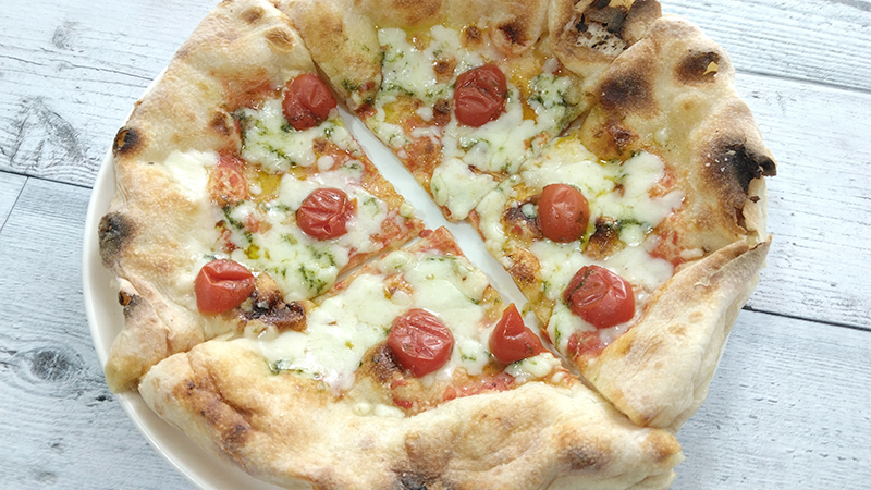PIZZA LABOの冷凍ピザの「Tamaki」の焼き上がり3