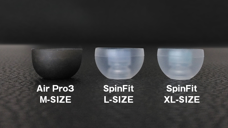 SpinFit CP360のXLサイズ比較3