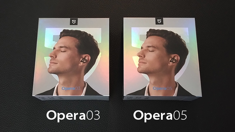 Soundpeats opera05と03のパッケージ