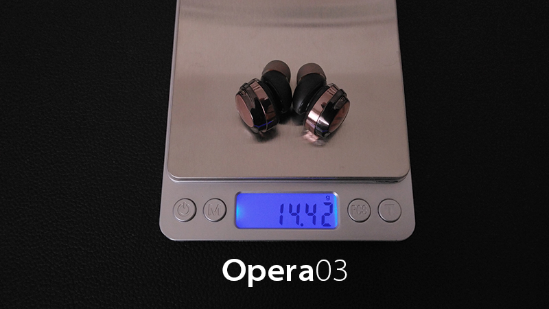 Soundpeats opera03の重量（本体）