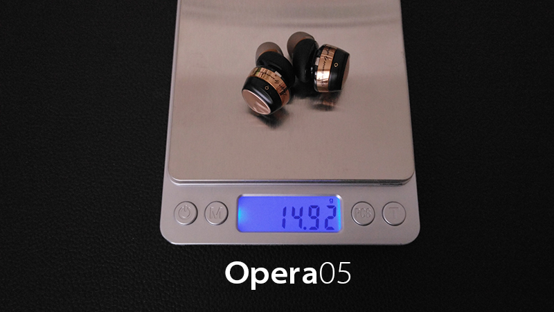 Soundpeats opera05の重量（本体）