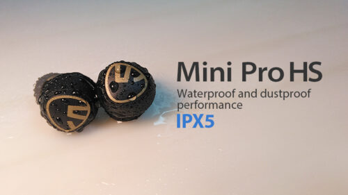 soundpeats mini pro HSのIPX5イメージ
