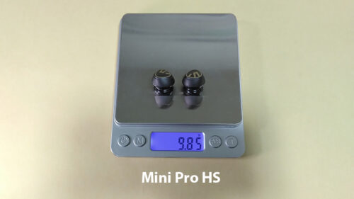 soundpeats mini pro HSの重量