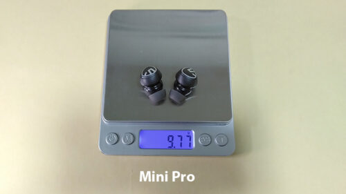soundpeats mini proの重量