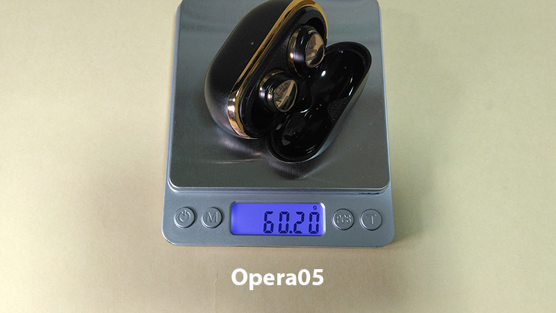 soundpeats opera 05との重量比較