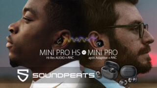 soundpeats mini proとmini pro HCのトップイメージ
