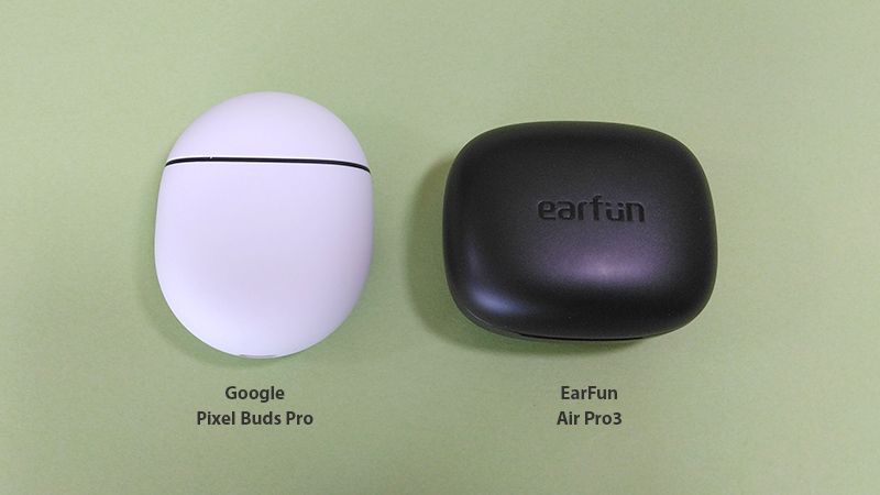 Google Pixel Buds ProとEarFun Air Pro3との比較1