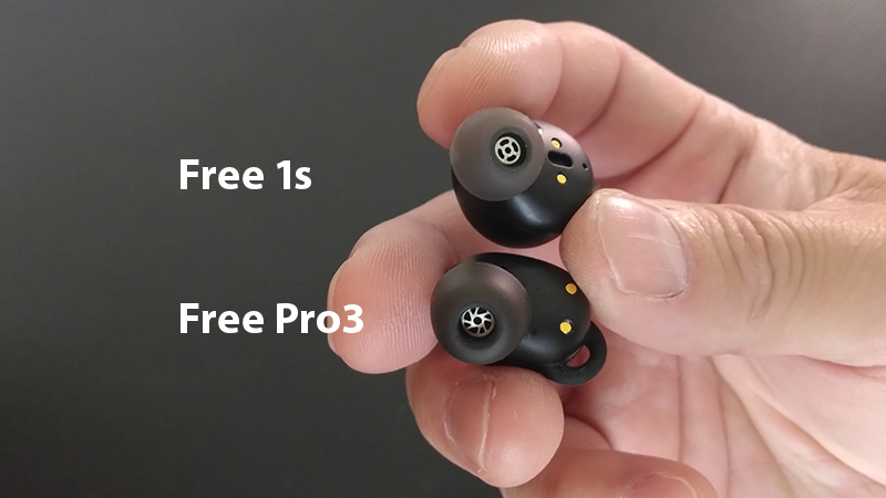 earfun free pro3とfree 1sとの比較6