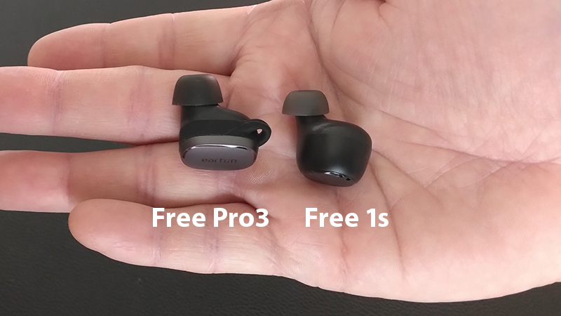 earfun free pro3とfree 1sとの比較5
