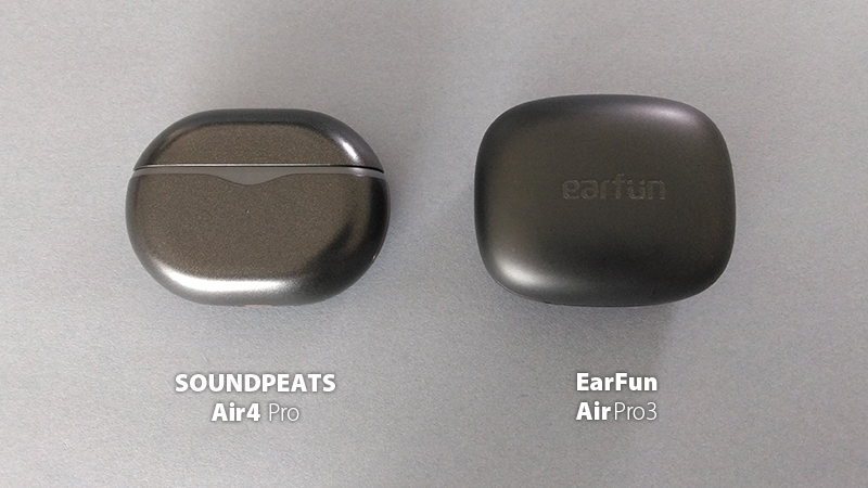 soundpeats air4 proとEarFun Air pro3との比較1