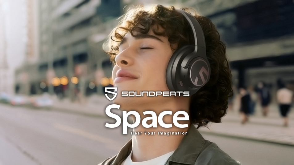 SOUNDPEATSのSPACEヘッドフォンのトップイメージ