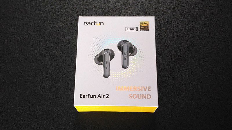 EarFun Air2のパッケージ1
