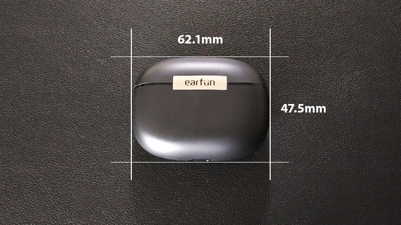 EarFun Air2のケースサイズ
